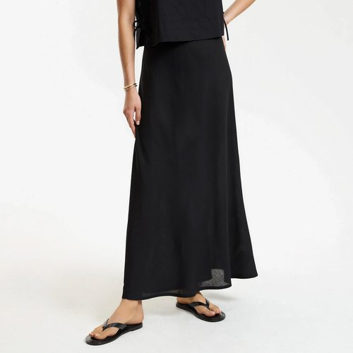 Viscose/Linen Full Maxi Skirt | La Redoute (UK)