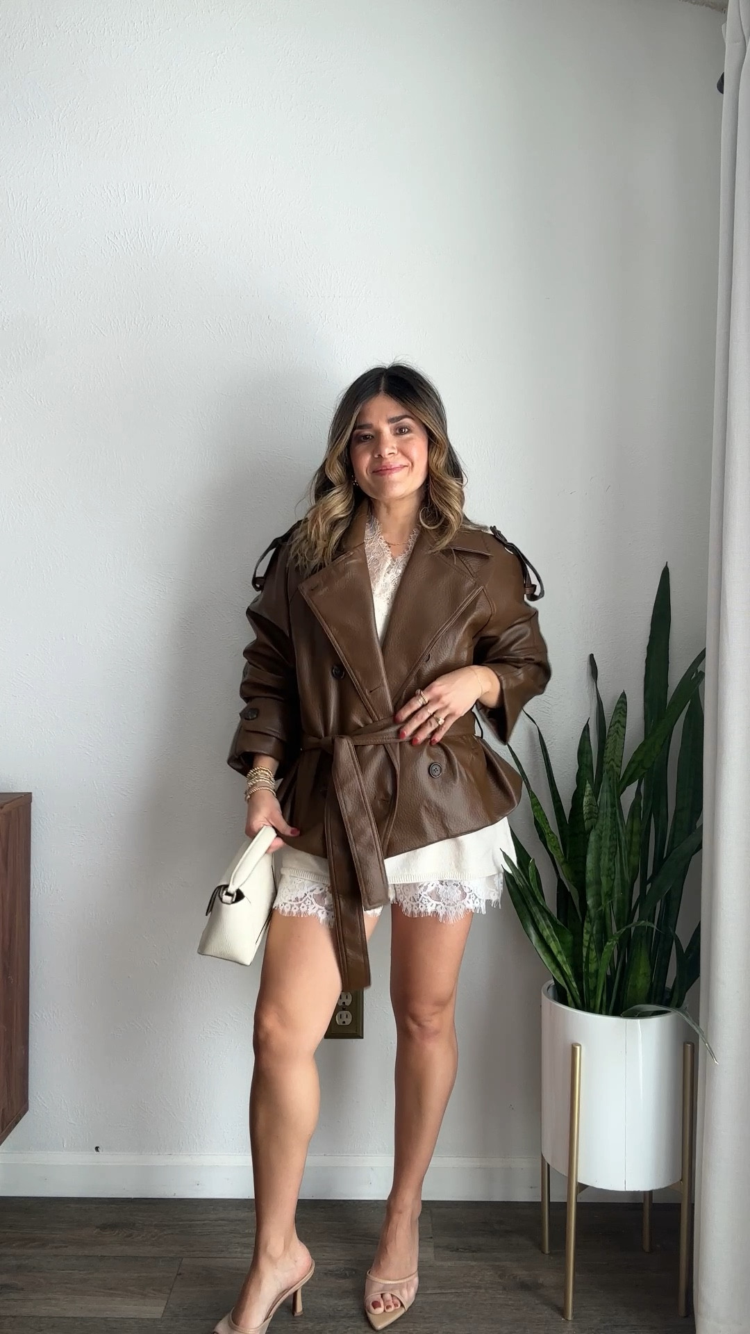 I still can’t get over this jacket! It’s just so good!!! 
Sweater size small
Shorts size small
Jacket size small

#LTKSeasonal #LTKPetite #LTKootd