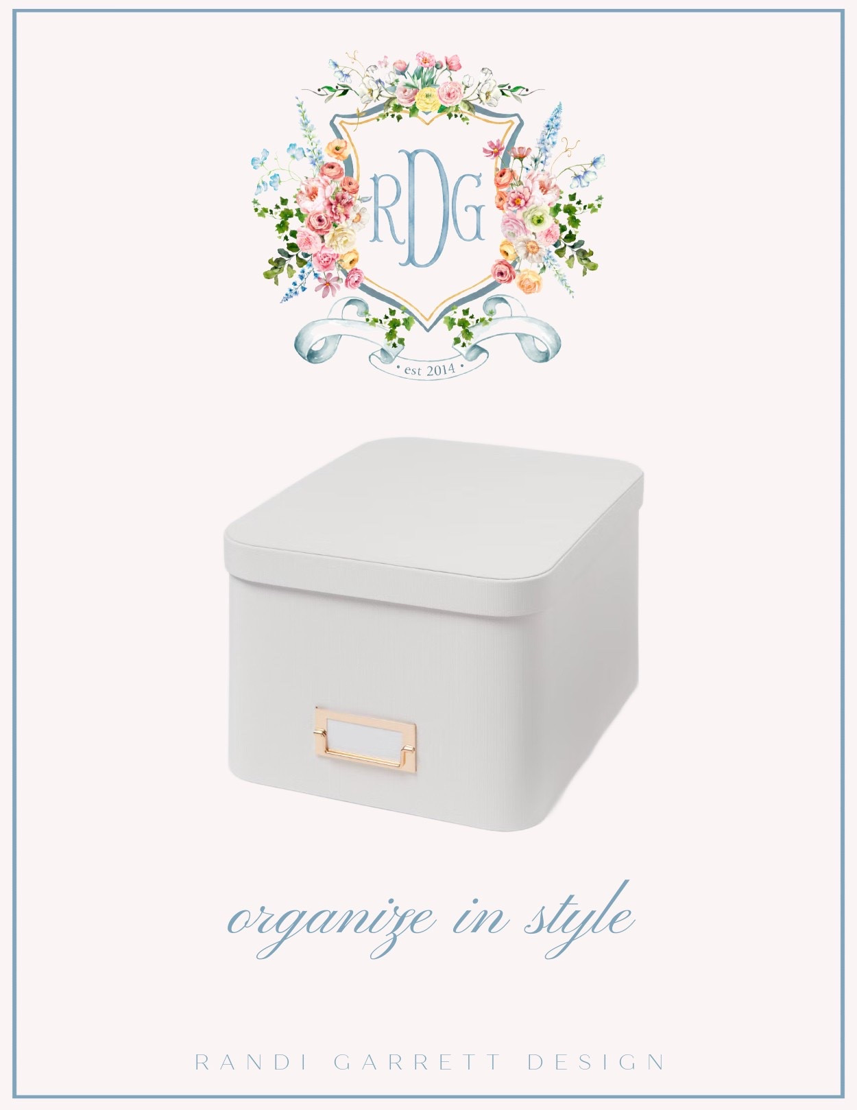 I'm using these beautiful white and gold storage boxes to organize my office! I got the medium and small sizes.

#LTKHome