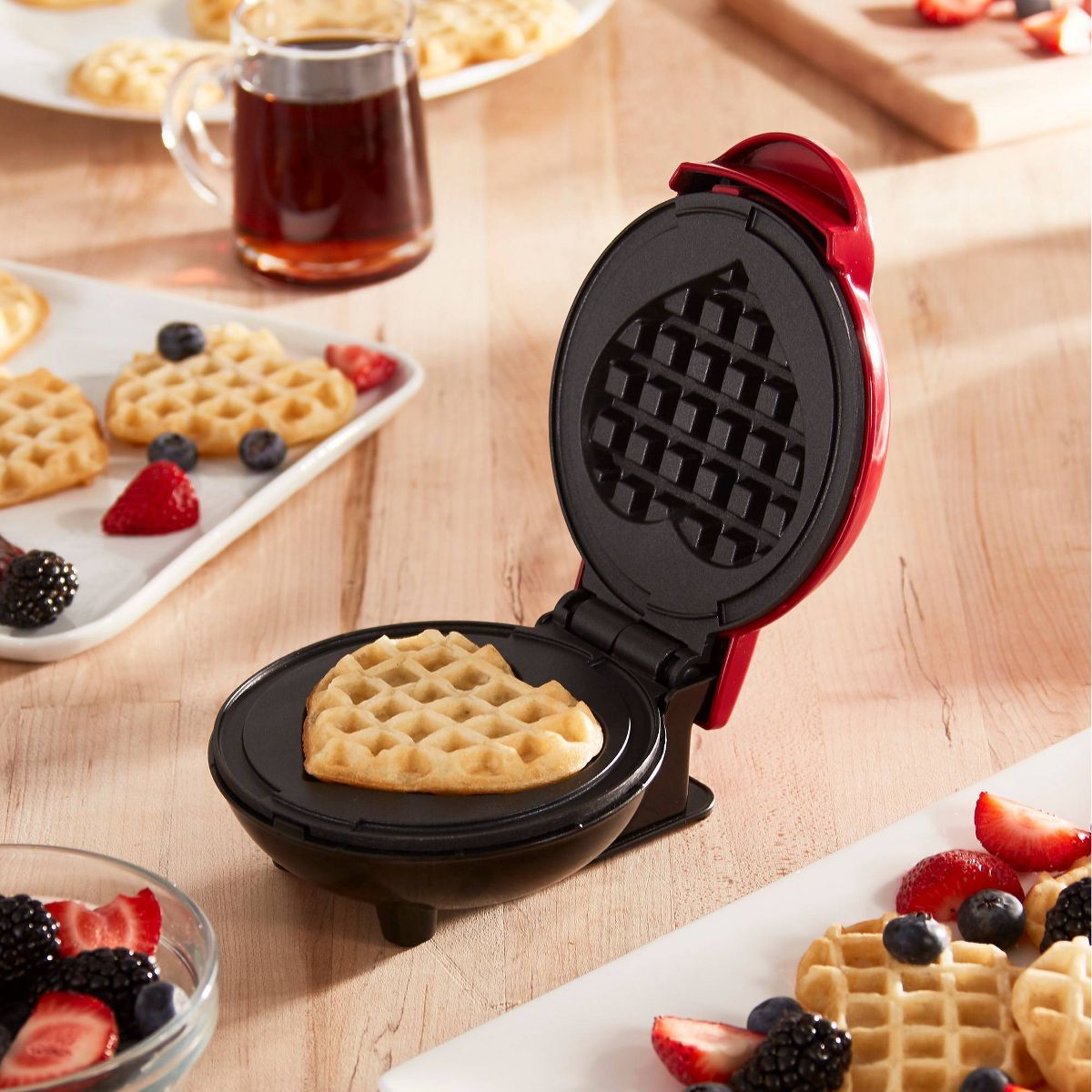 Dash Red Heart Mini Waffle Maker | Target