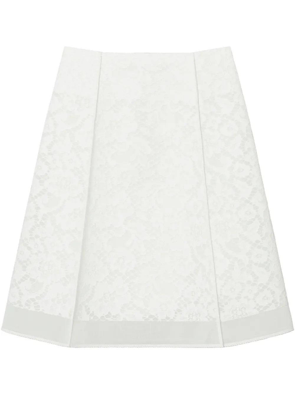 Tory Burch corded lace skirt - White | Farfetch Global