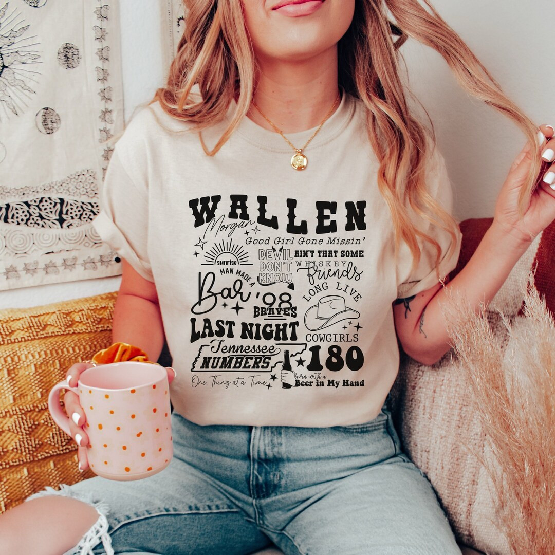 Wallen One Thing At A Time T-shirt, Country Concert Shirt, Unisex Garment-Dyed T-shirt, Country S... | Etsy (US)