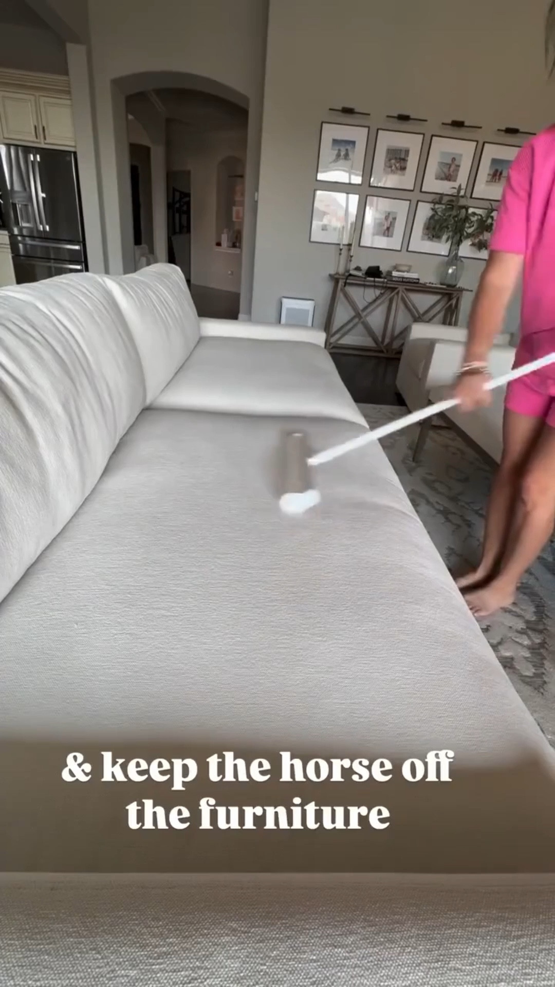 The biggest lint roller ever! And it’s perfect for furniture, bedding, and curtains… I’ve also rolled it up the wall 🤣 the handle can also go up to 45 inches long so you don’t have to bend over to clean. 

#cleaning #cleaningmotivation #dogmom #greatdane #doghair #homehacks #homehack #momhack #amazonhome #cleaninginspo #diyhome #homeimprovement #homeprojects #furniture #livingroom #livingroominspo
#liketkit #LTKHome #LTKFindsUnder50 #LTKFindsUnder50 #LTKHome

#LTKHome #LTKmomlife #LTKFindsUnder50