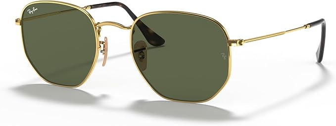 Ray-Ban Rb3548n Hexagonal Flat Lens Sunglasses | Amazon (US)
