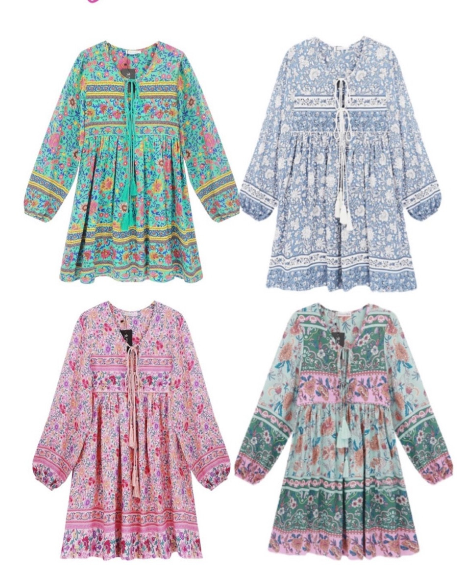 Womens Long Sleeve Floral Casual Print Cotton Mini Tunic Dress

Perfect for a day at the beach or walking around town doing errands! 

#floraldress
#longsleevedress
#summerdress
#tunic
#cottondress 

#LTKfindsunder50 #LTKswim