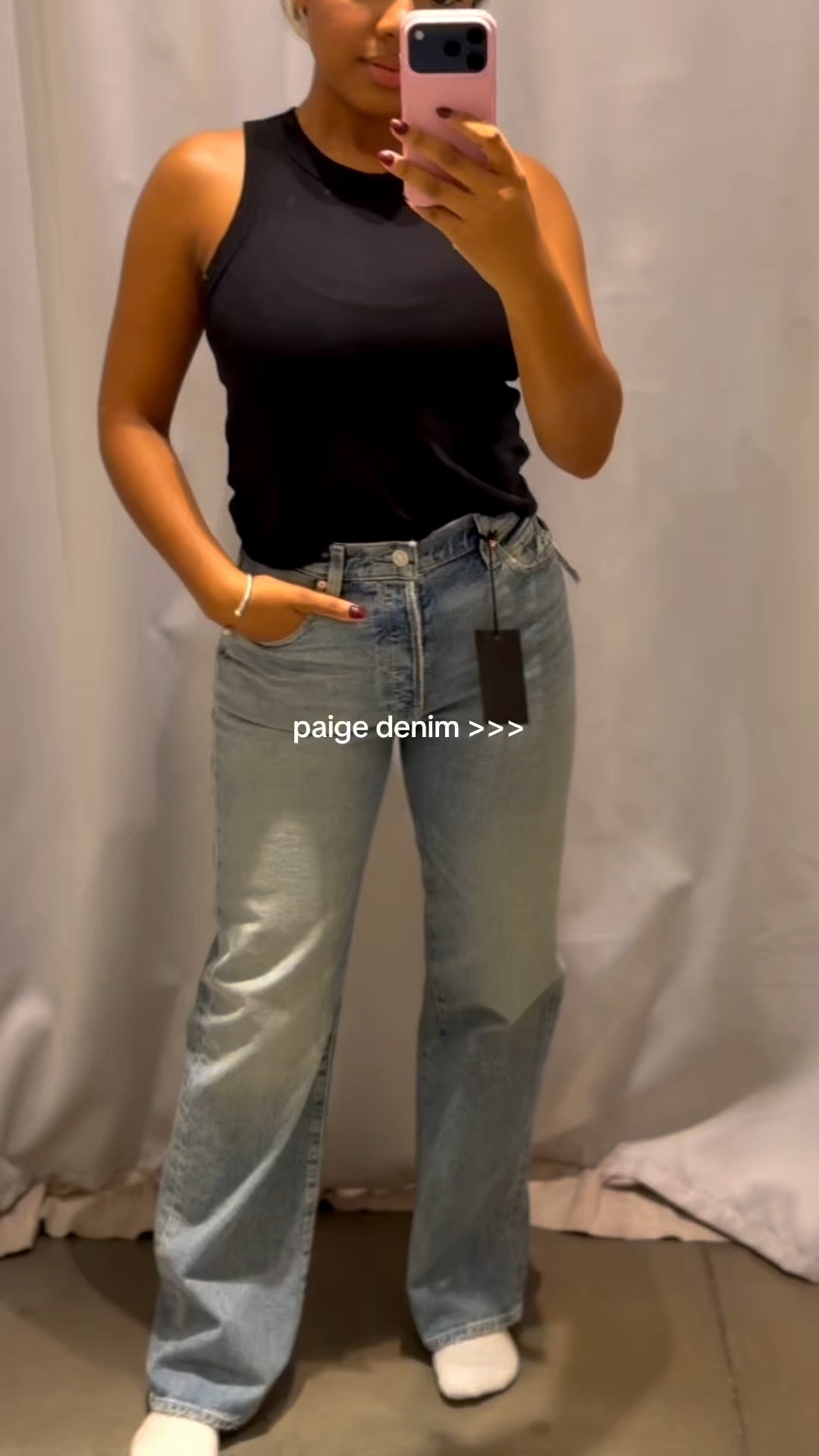 my favorite Jean brand at the moment! I’m just under 5’4 130lbs and wear a size 25! 🤍 

#LTKPetite #LTKCyberWeek #LTKootd