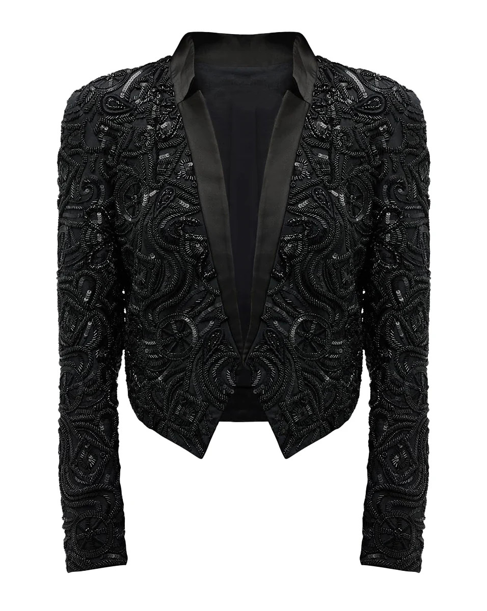 Delony Embellished Jacket | Veronica Beard