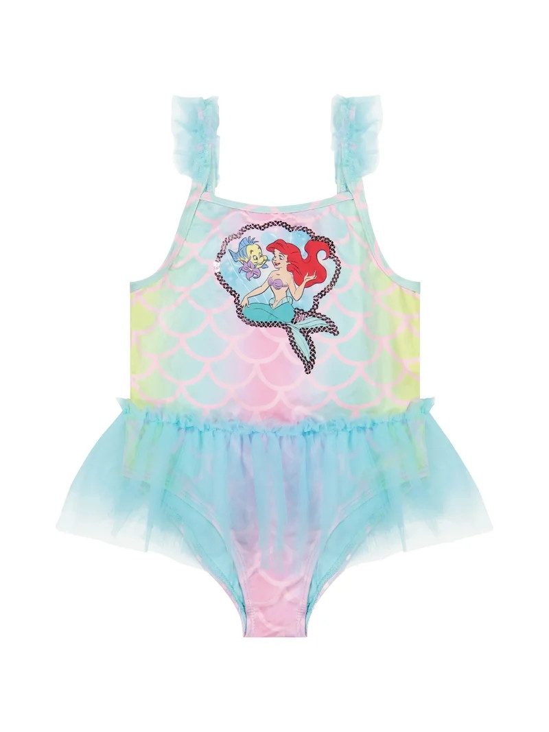 Character Toddler Girl One-Piece Swimsuit, Sizes 12M- 5T | Walmart (US)