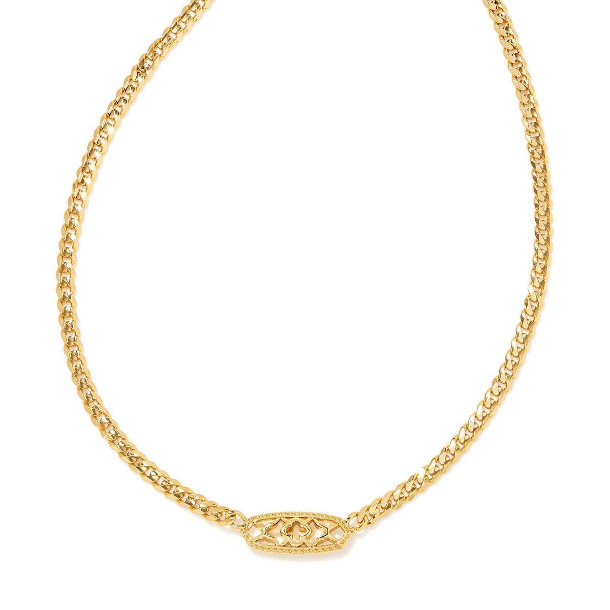 Kendra Scott Emma Filigree Curb Chain Pendant Necklace | Target