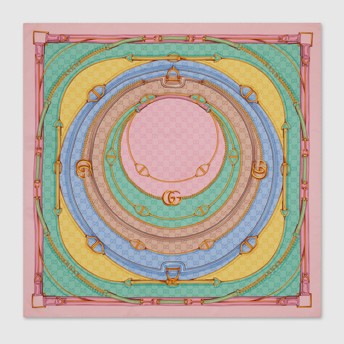 Gucci GG belt print silk scarf | Gucci (US)