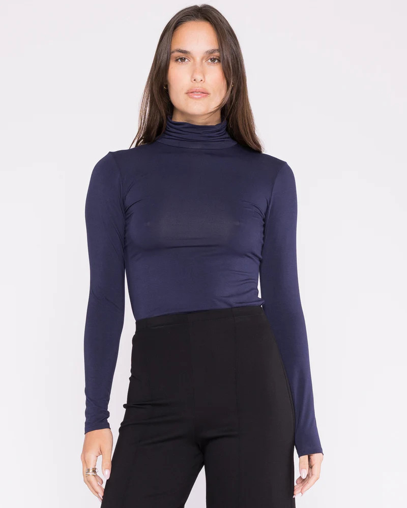 Navy Turtleneck | Ripley Rader