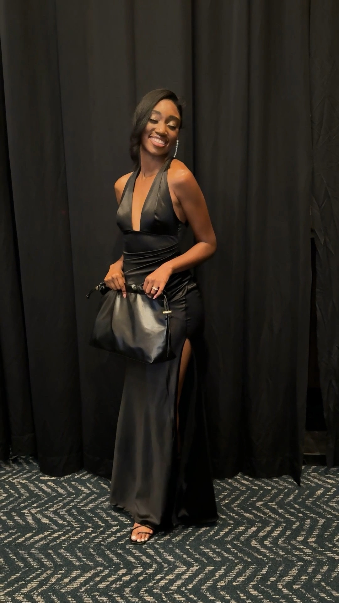 Formal black gown, perfect for all black affair or wedding #allblackdress #formalblackgown #weddingoutfit #blackaffair

#LTKStyleTip #LTKPetite