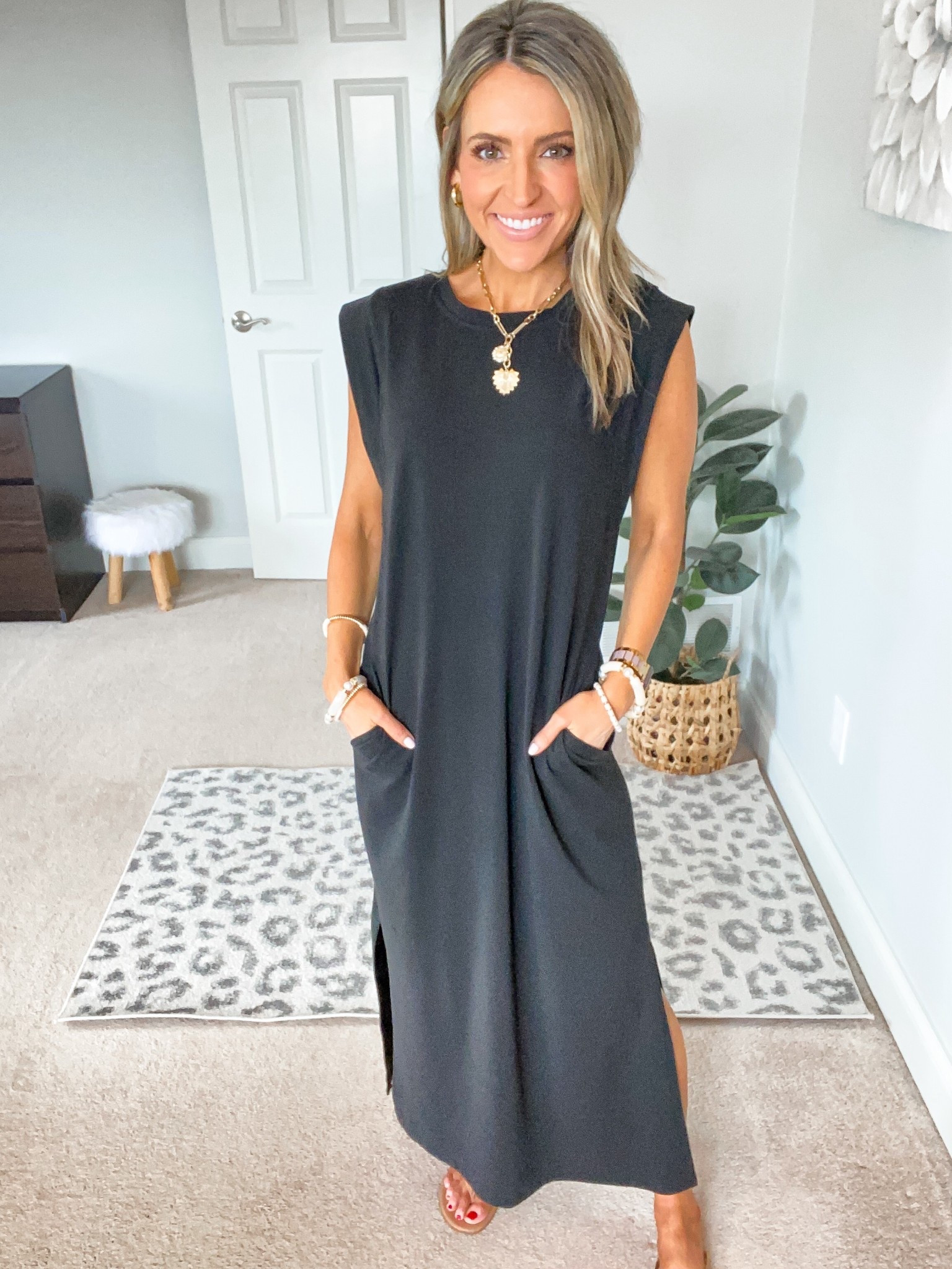 Perfect summer throw on and go dress! Figure flattering, buttery soft, pockets and extra fabric under the arms!🙌 

#LTKStyleTip #LTKFindsUnder50 #LTKSaleAlert