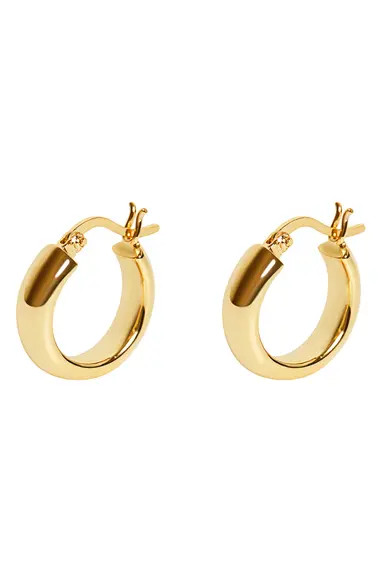 Argento Vivo Sterling Silver Tube Huggie Hoop Earrings | Nordstrom