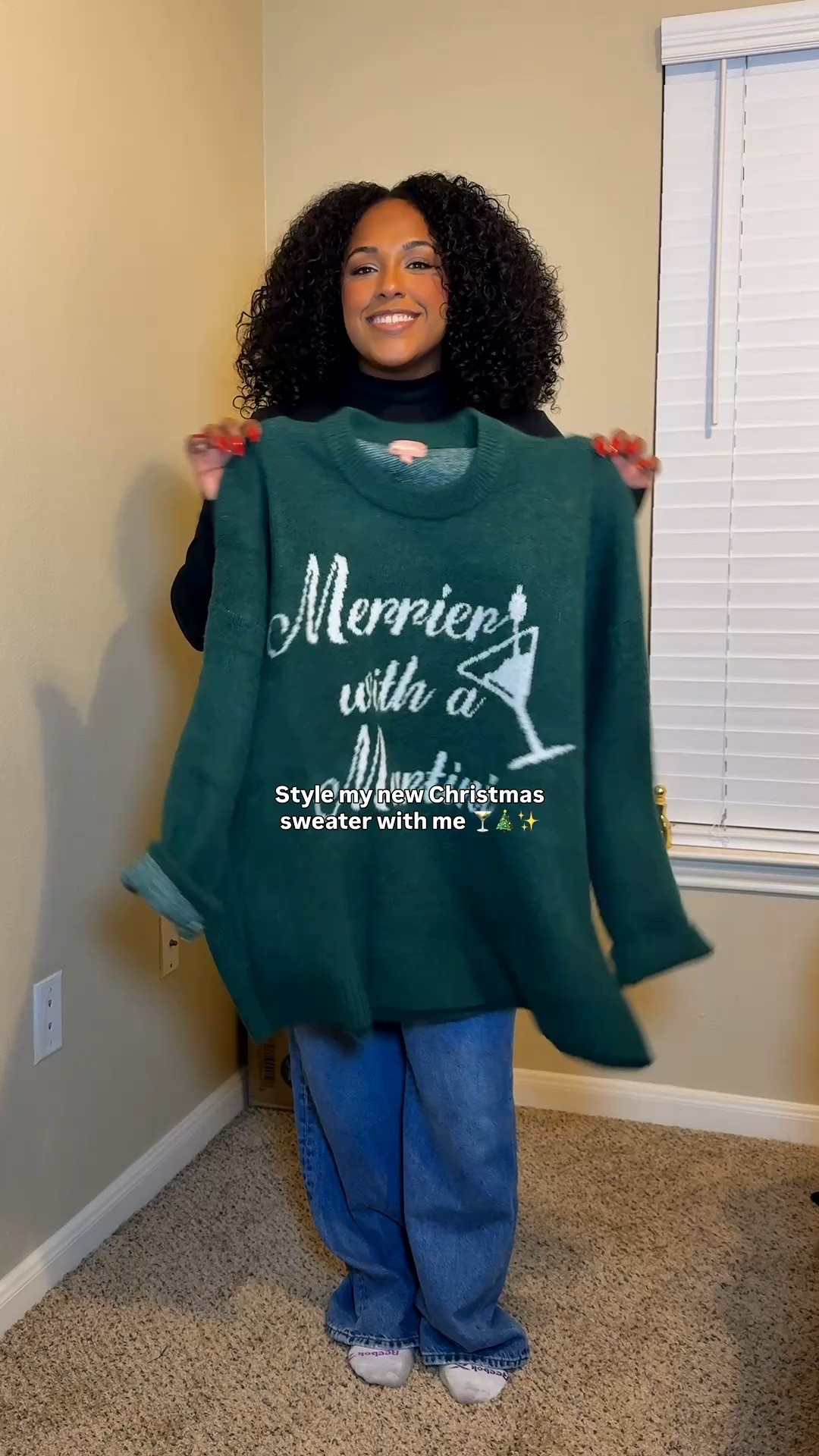 Finally got my hands on this cute Christmas sweater from Show Me Your Mumu 💚🍸🎄

#LTKMidsize #LTKHoliday