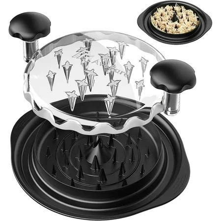 Chicken Shredder Large Chicken Breast Shredder Tool Twist with Brush&Fork, Visible Meat Shredder Machine, Strong Anti-Slip Strip, Ergonomic Handle, BPA Free, Suitable for Pork Beef Chicken | Walmart (US)