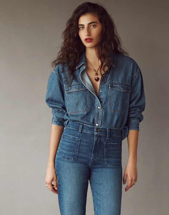 Airy Denim Shirt-Jacket | Madewell