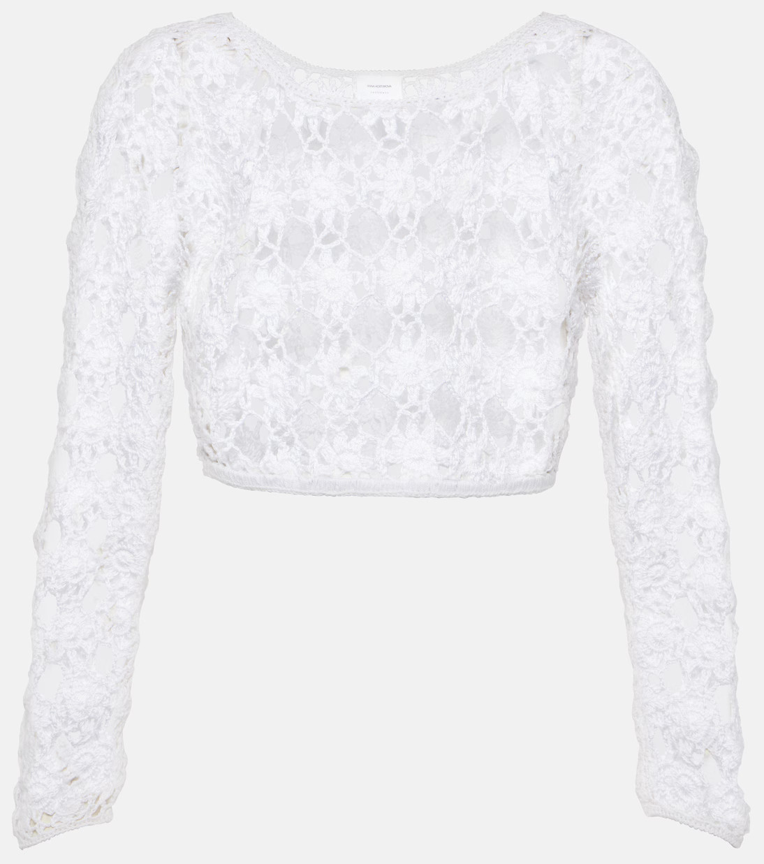 Bella crochet cotton crop top | Mytheresa (US/CA)