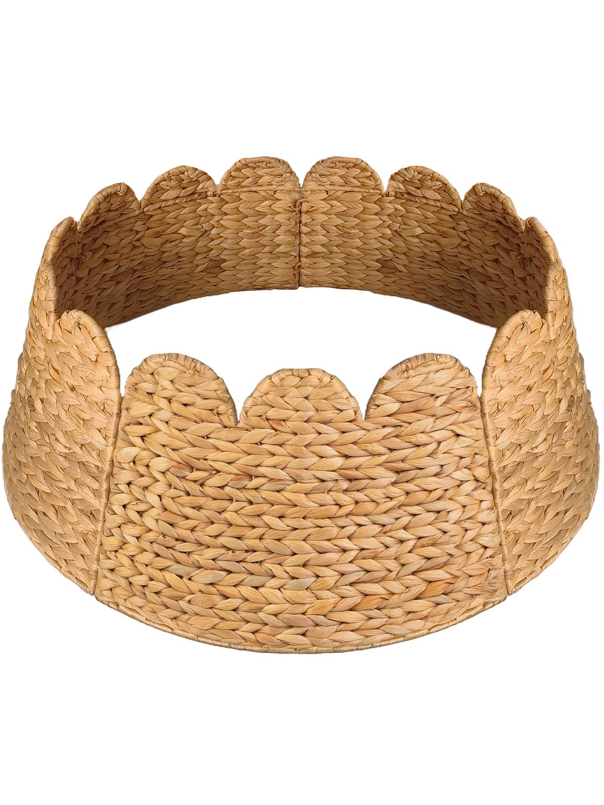 Christmas Tree Collar, 28" Woven Hyacinth Xmas Tree Collar for Artificial Trees, Woven Tree Stand... | Amazon (US)