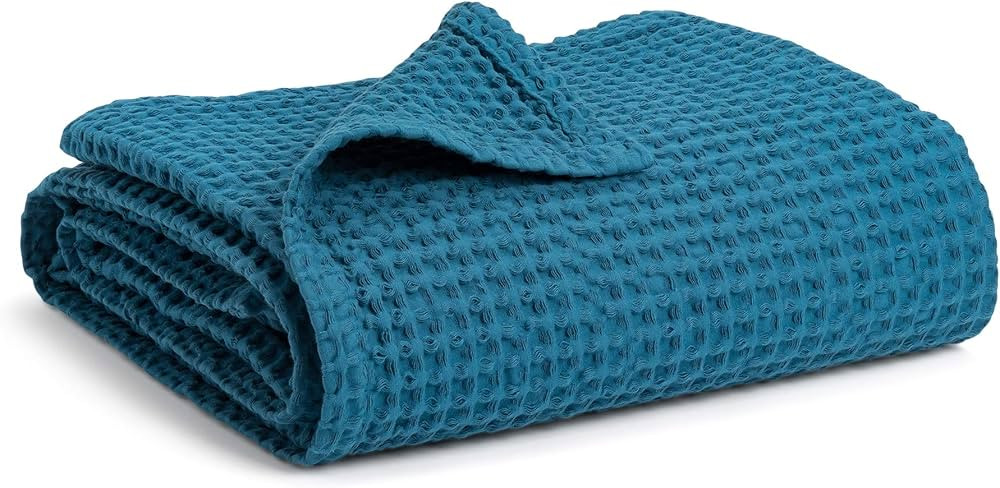 Simka Rose Waffle Baby Blanket Cotton Soft Breathable Swaddle Blanket for Baby Nursery, Stroller ... | Amazon (US)