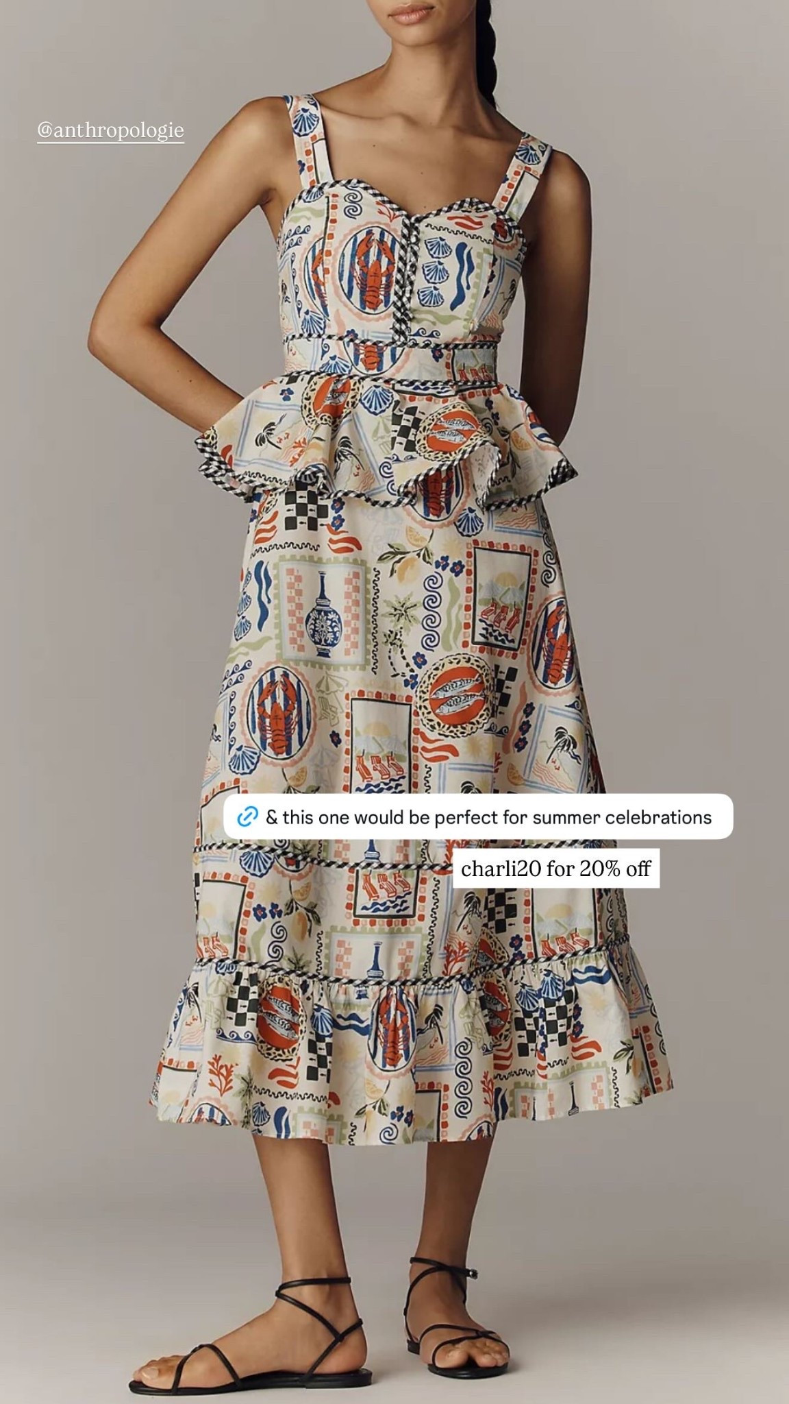 another fav dress for summer celebrations! the ruffle detailing in the waist is so darling and I can’t stop obsessing over the pattern. Use code charli20 for 20% off through 5/10.

#LTKSeasonal #LTKSaleAlert
