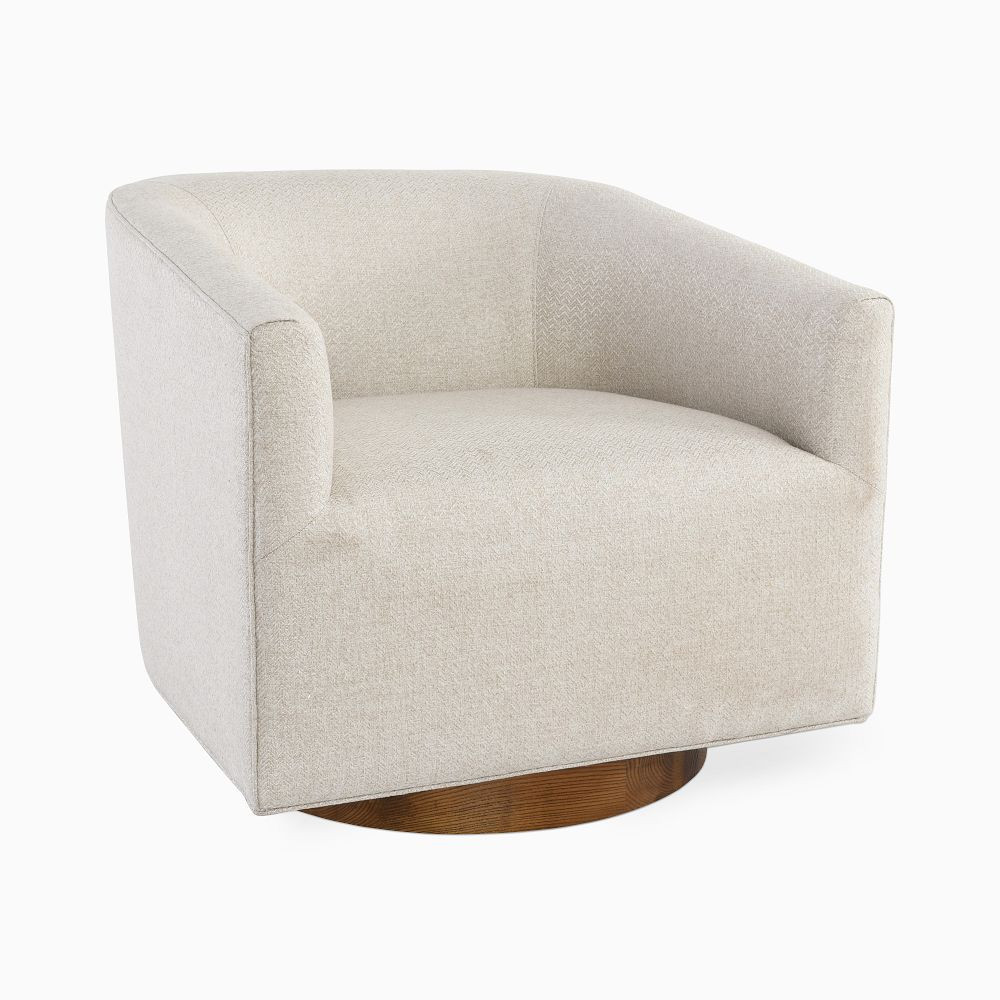 Pedestal Swivel Base Chair | West Elm (US)