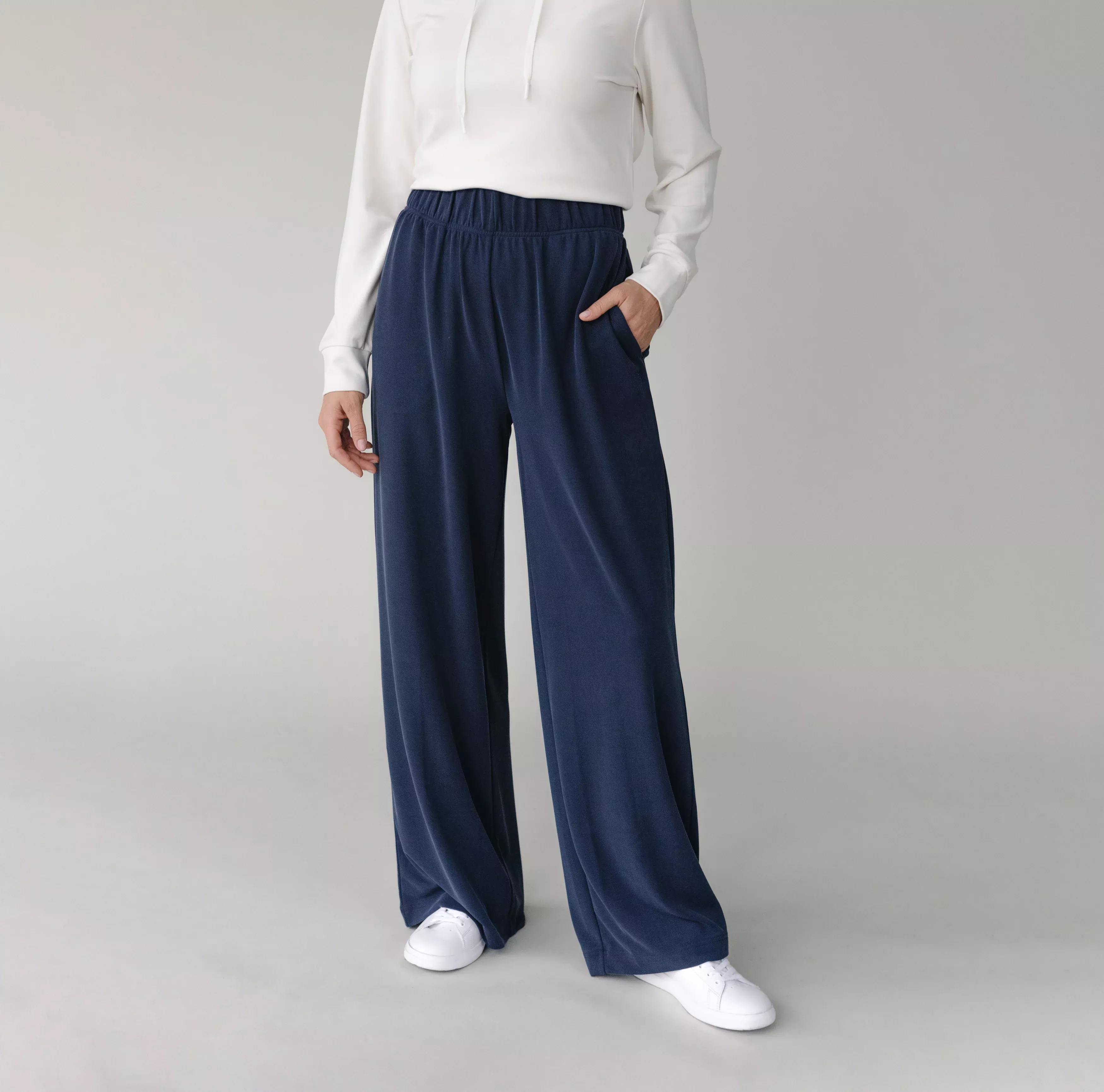 Women's Ultra-Soft Bamboo Wide Leg Pull-On Pants - Cozy Earth
