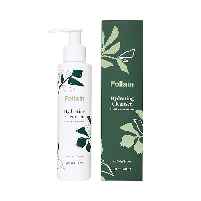 Follain Hydrating Cleanser: Purify + Nourish | Gentle Face Wash with Glycerin, Green Tea, Purifyi... | Amazon (US)
