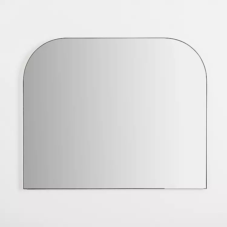 Black Frame Linear Arch Wall Mirror | Kirkland's Home