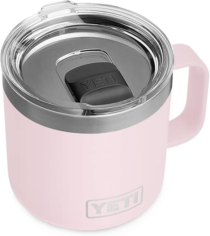 YETI Rambler 14 oz Mug, Vacuum Insulated, Stainless Steel with MagSlider Lid, Stainless | Amazon (US)