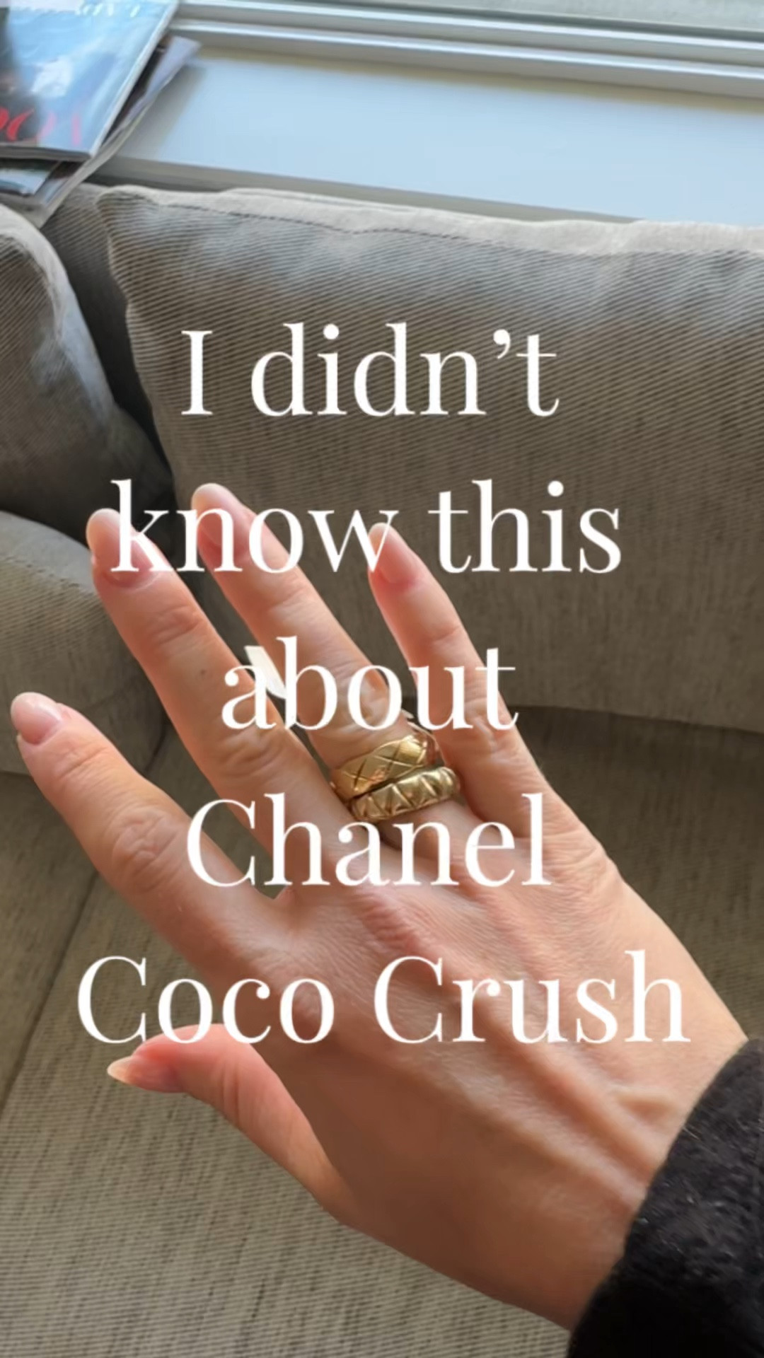 I love jewelry that I can wear every day (so it feels comfortable and I don’t have to think about it) and things that will last, won’t tarnish, that can be fixed and polished. I love my Mejuri Patra ring but I feel like there should be another band right there for extra oomph! 
I recently found Chanel coco crush ring on the real real (my size too!) and when it arrived I was very excited but it just didn’t work got me! It has that hollowness on the inside that creates a ledge that makes daily wearing very uncomfortable 😣 It’s so beautiful, I love the quilted motif but sadly it will go back! Love my Mejuri Patra though - if you’re looking for a special gift 🎁 for someone look no further! It also comes in a wider version (in gold vermeil) if you want to try out the style first before investing into a solid gold piece. 
I also linked Chanel Coco crush from the official website and The Real Real! 

#LTKHoliday #LTKVideo #LTKGiftGuide