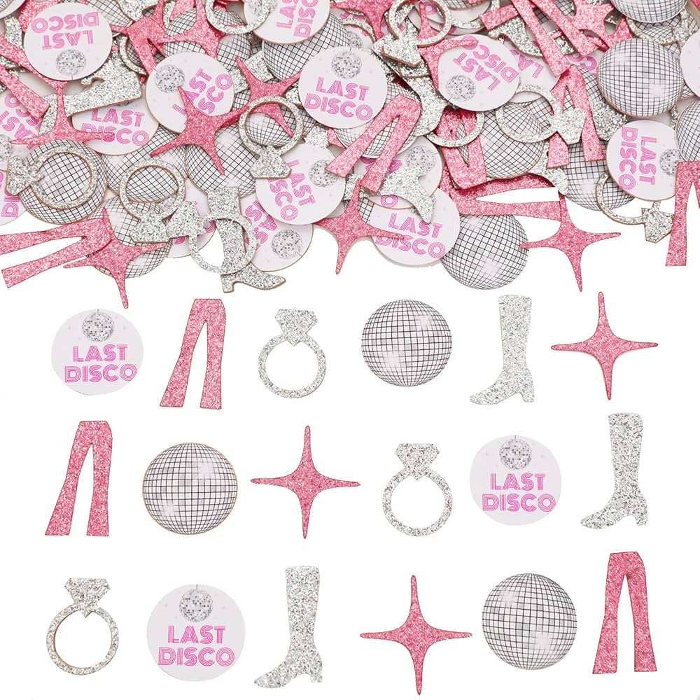Last Disco Bachelorette Party Decorations, 200Pcs Last Disco Confetti for Disco Cowgirl Western N... | Amazon (US)