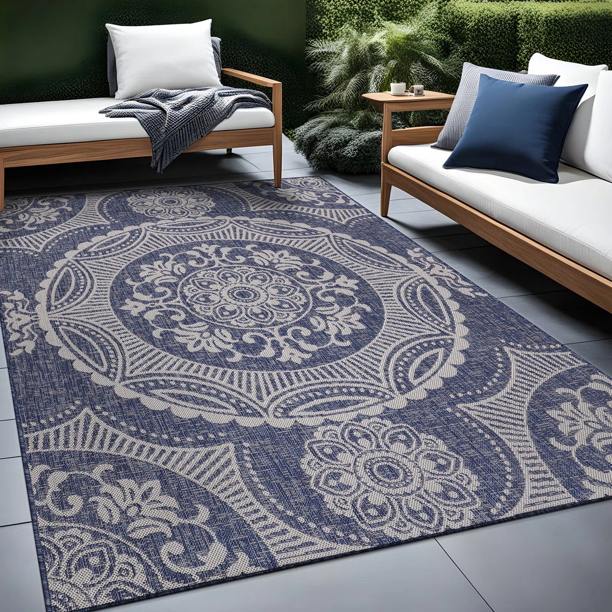 Waikiki Geometric Indoor / Outdoor Rug | Wayfair North America