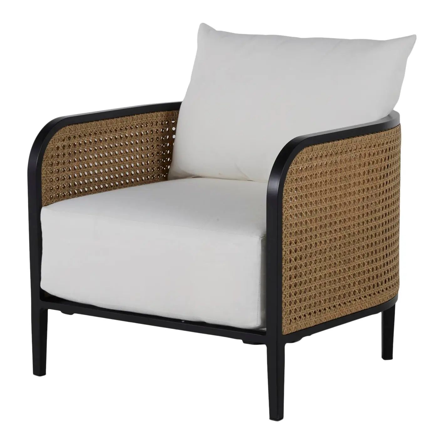 Summer Classics Havana Lounge Chair in Linen Dove | Chairish