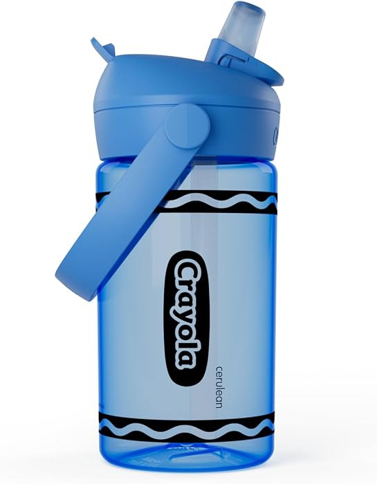 CamelBak Crayola Flip Straw Kids Water Bottle with Bite Valve, Tritan Renew Design for School and... | Amazon (US)