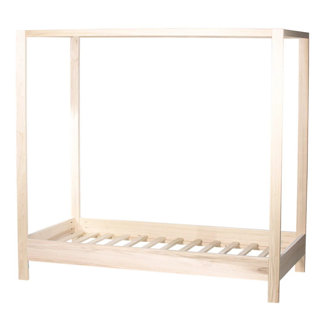 Twin Size Canopy Bed Made in US | Etsy (US)