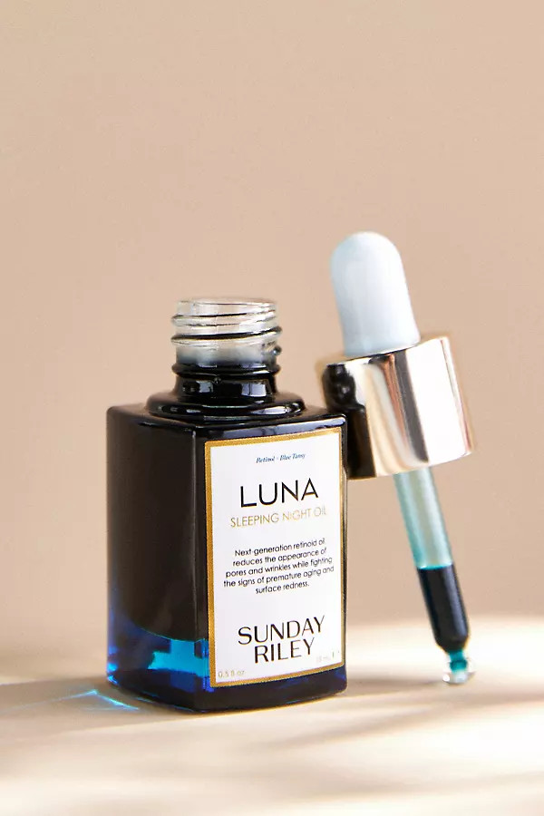 Sunday Riley Luna Sleeping Night Oil, 0.5 oz. By Sunday Riley in Blue | Anthropologie (US)