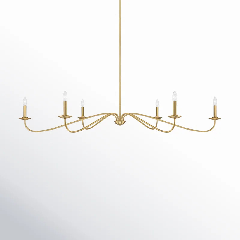 Zoyla 6-Light Chandelier in Matte Black | Wayfair North America