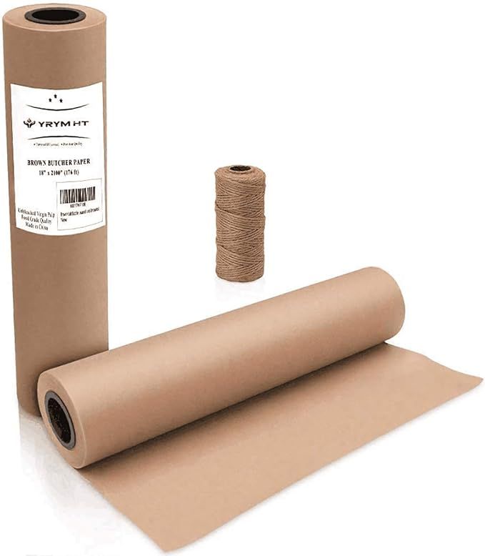 Brown Kraft Butcher Paper Roll - Natural Food Grade Brown Wrapping Paper for BBQ Briskets，Smoki... | Amazon (US)