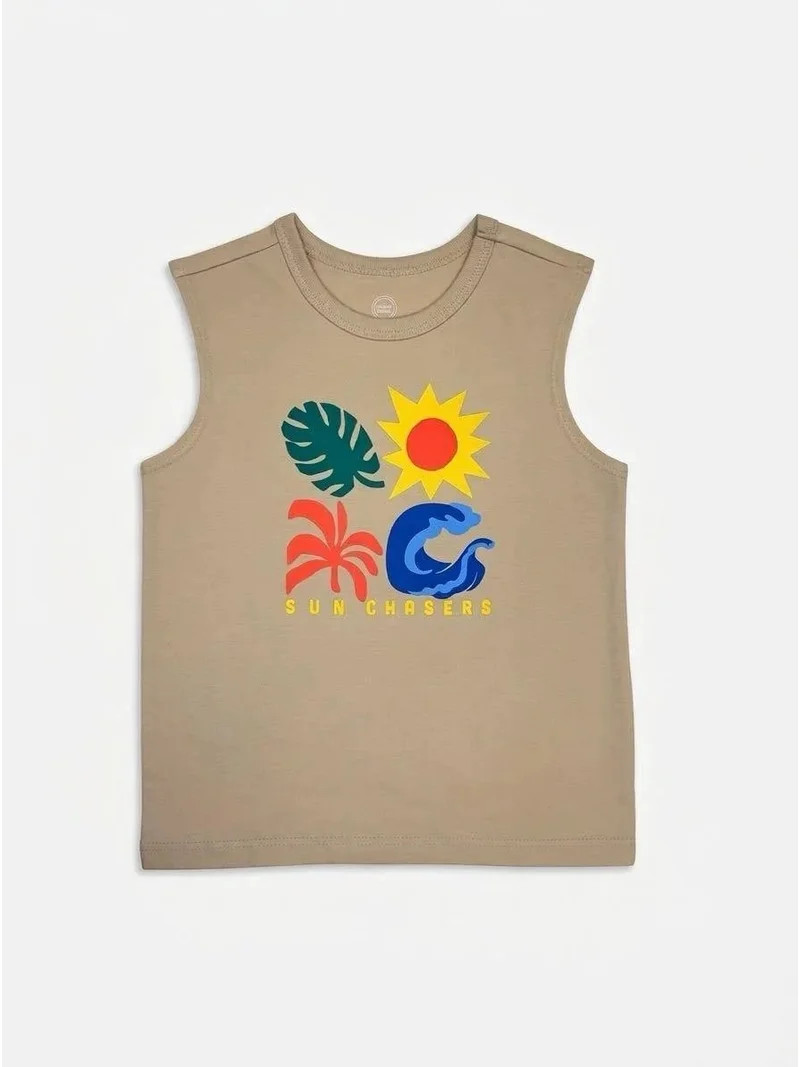 Wonder Nation Toddler Boys Muscle Tank, Sizes 18M-5T | Walmart (US)