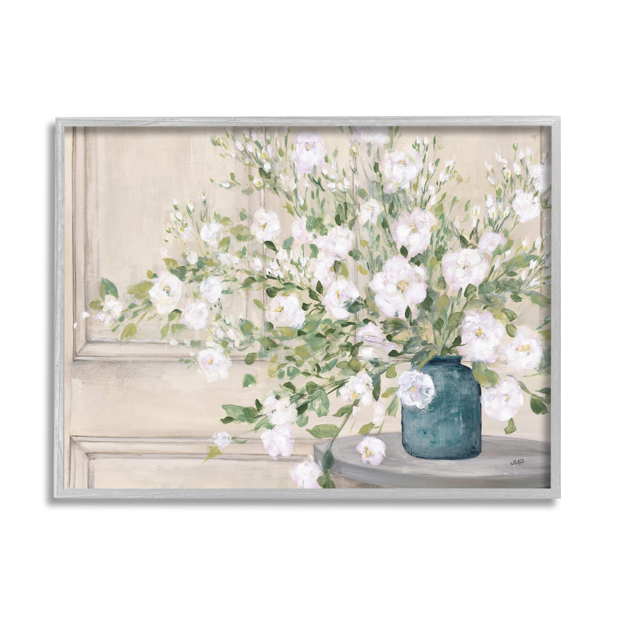 Stupell Industries Geranium Tabletop Country Still Life Painting Blooming Flowers, Designed by Julia | Amazon (US)