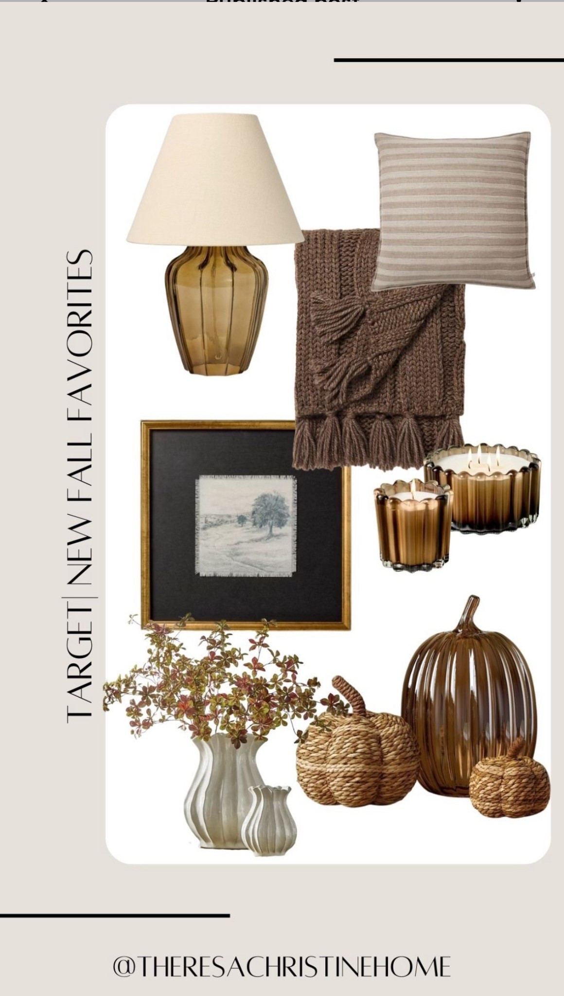 Target: new Fall favorites!

Home decor 
Fall decor 
Pumpkins 
Brown decor 

#LTKStyleTip #LTKSeasonal #LTKHome