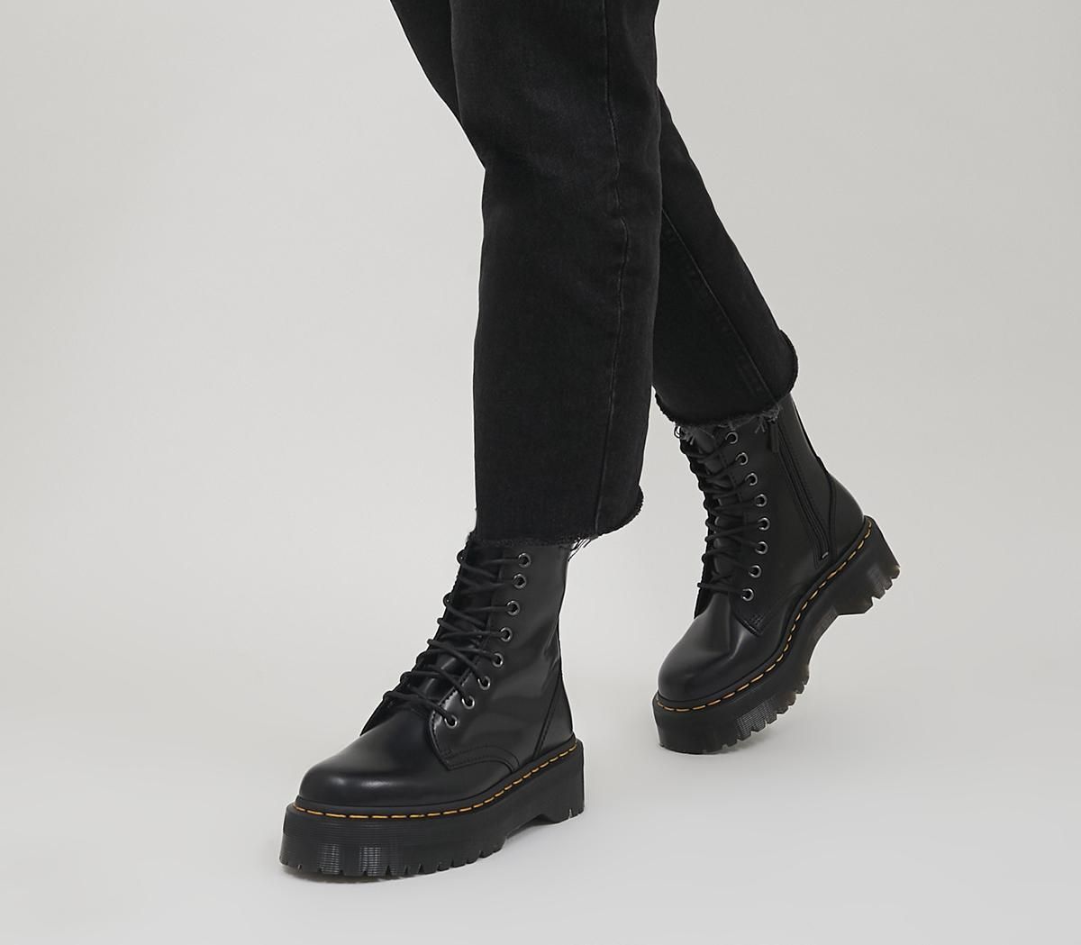 Dr. Martens Jadon 8 Eye Boots Black - Ankle Boots | OFFICE London (UK)