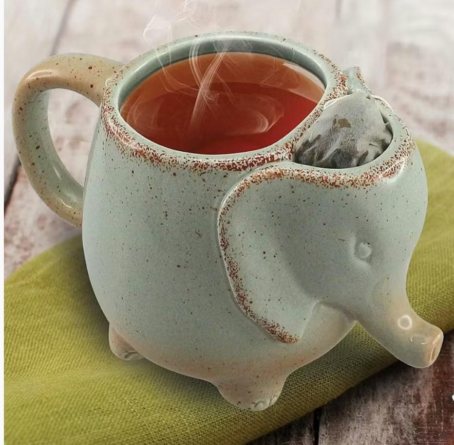 #Mug #Elephant #Gift #ElephantMug #MugBagHolder #Elephant