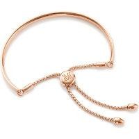 Monica Vinader Fiji 18ct rose gold-plated chain bracelet, Women's, Rose gold | Selfridges