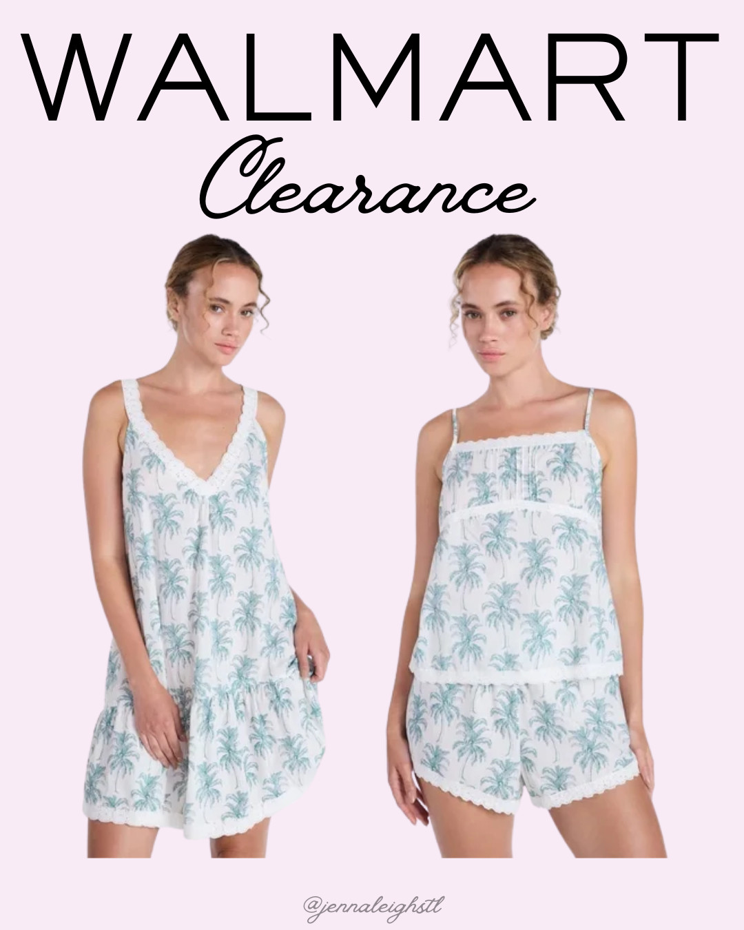 A Walmart clearance find worth checking out! The Joyspun sleep cami and shorts set and V-neck chemise are both marked down. These have been such popular sleepwear finds, so I wouldn’t wait too long on these! 

 #LTKmorningroutine #LTKSaleAlert #LTKMidsize