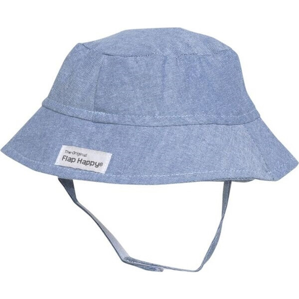 UPF 50+ Bucket Hat, Chambray | Maisonette
