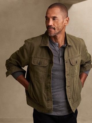 Authentic Canvas Trucker Jacket | Banana Republic (US)