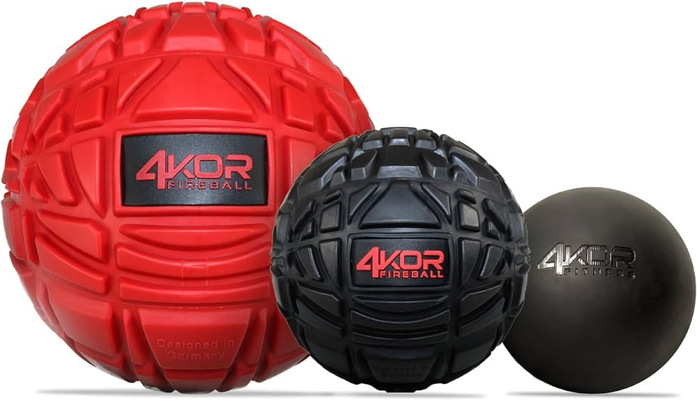 4KOR Massage Ball Set - Trigger Point Ball - Muscle Relief for Back, Neck, Shoulder, Foot Pain - ... | Amazon (US)