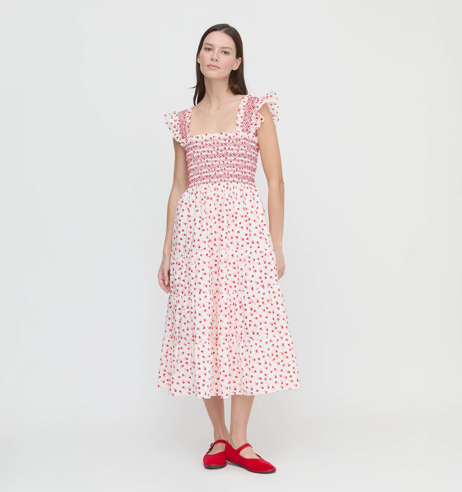 The Ellie Nap Dress - Lots of Hearts | Hill House Home US